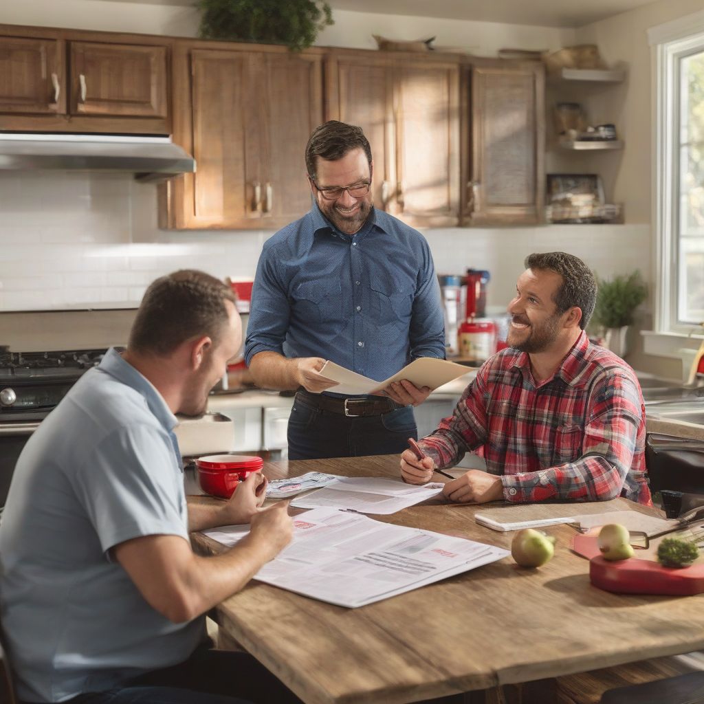 State Farm agent discussing insurance options with a farmer in East Hartford