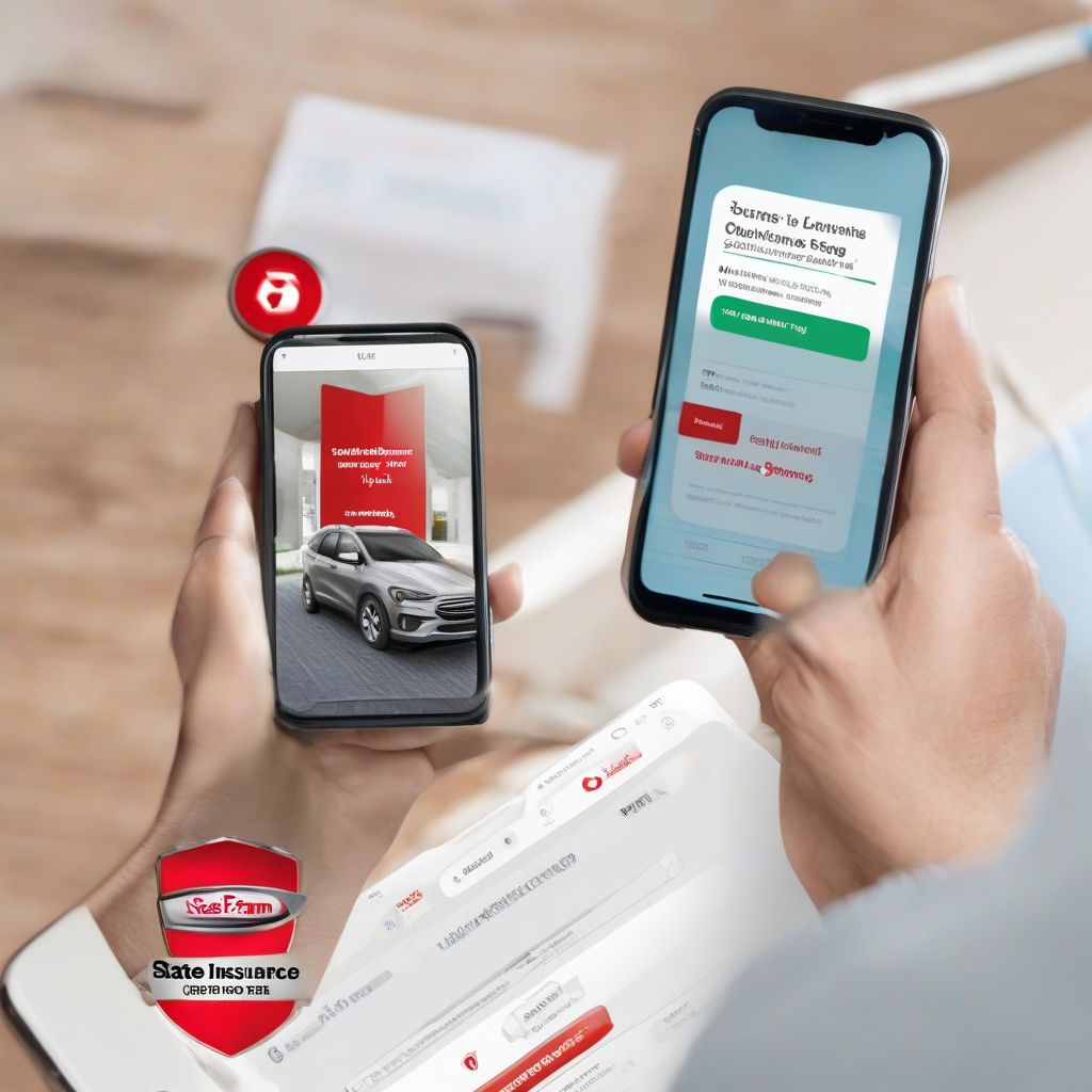 Using State Farm website to get car insurance quote